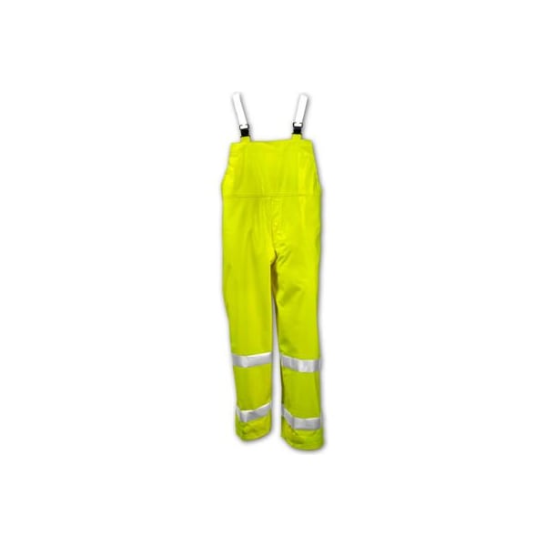 Tingley Tingley O53122 Comfort-Brite Snap Fly Front Overall, Fluorescent Lime, 5XL O53122.5X - main